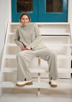 Cheap BLUSE HOHER KRAGEN | 1360 Damen Pullovers
