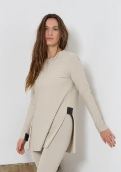 Best Sale BLUSE LANGER SCHLITZ | 71010 Damen Blusen