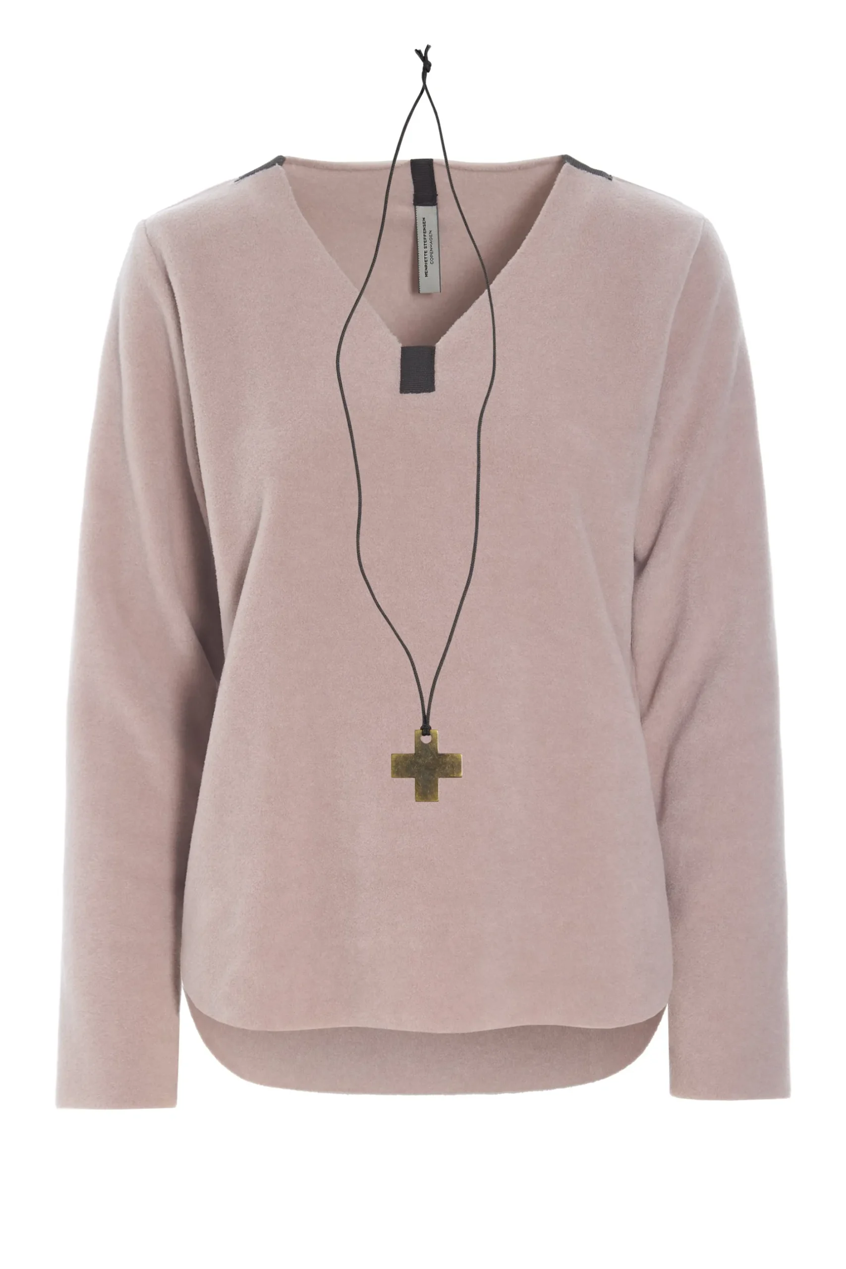Flash Sale BLUSE M/ HALSKETTE | 1362 Damen Pullovers
