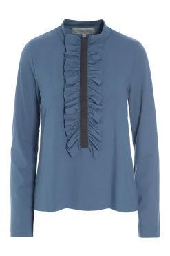 Cheap BLUSE M/ RÜSCHEN | 96090 Damen Blusen