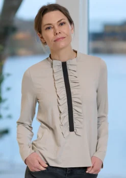 Best Sale BLUSE M/ RÜSCHEN | 96090 Damen Blusen