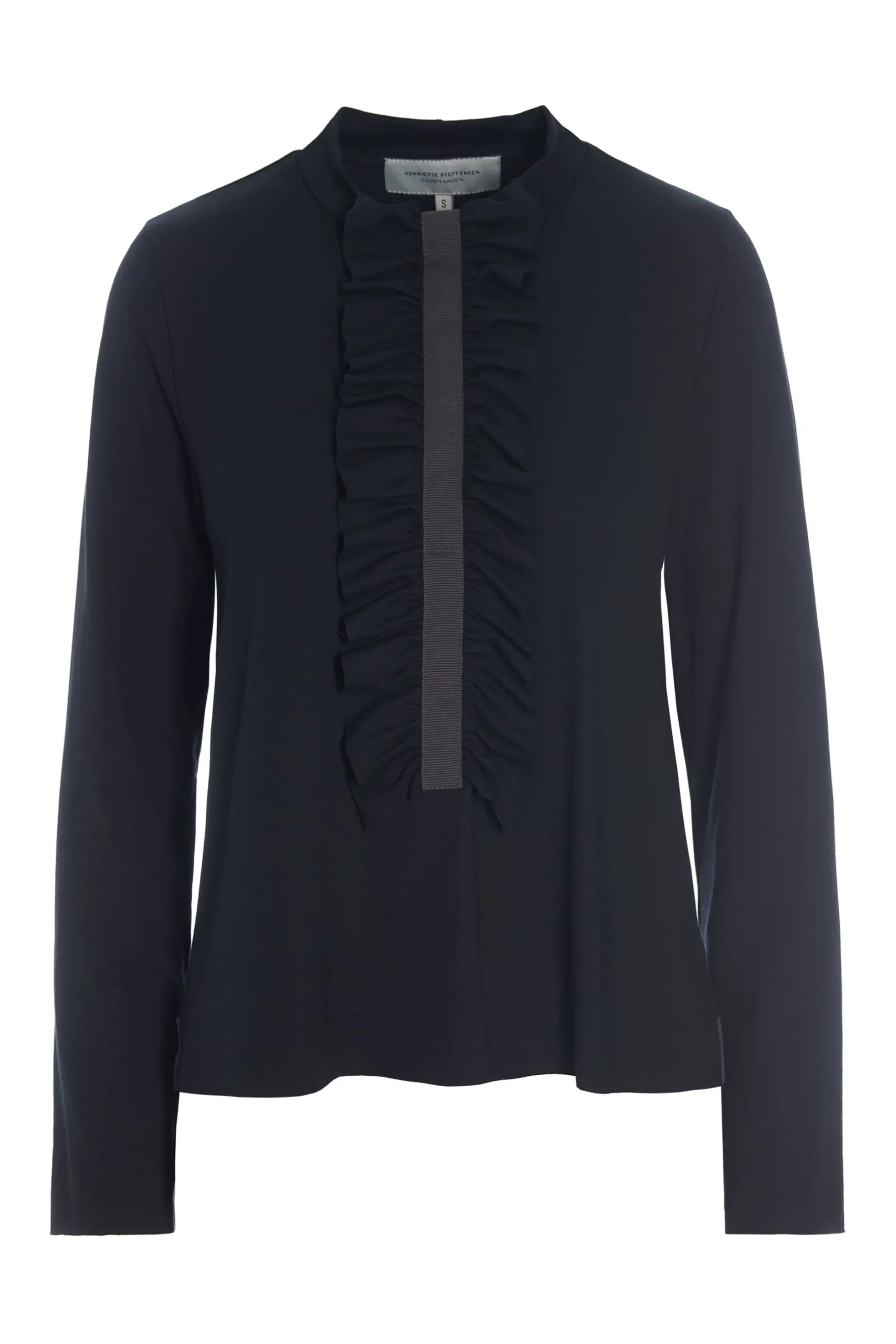 Outlet BLUSE M/ RÜSCHEN | 96090 Damen Blusen