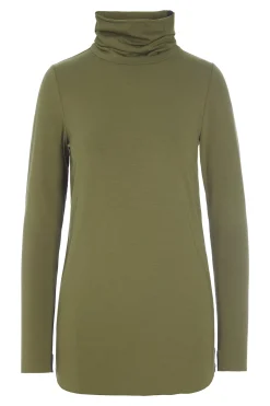 Clearance BLUSE MIT HOHE HALS | 96073 Damen Blusen