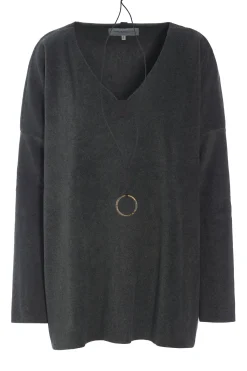 Outlet BLUSE V-AUSSCHNITT | 1336 Damen Pullovers
