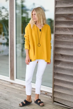 Clearance BLUSE V-AUSSCHNITT | 1336 Damen Pullovers