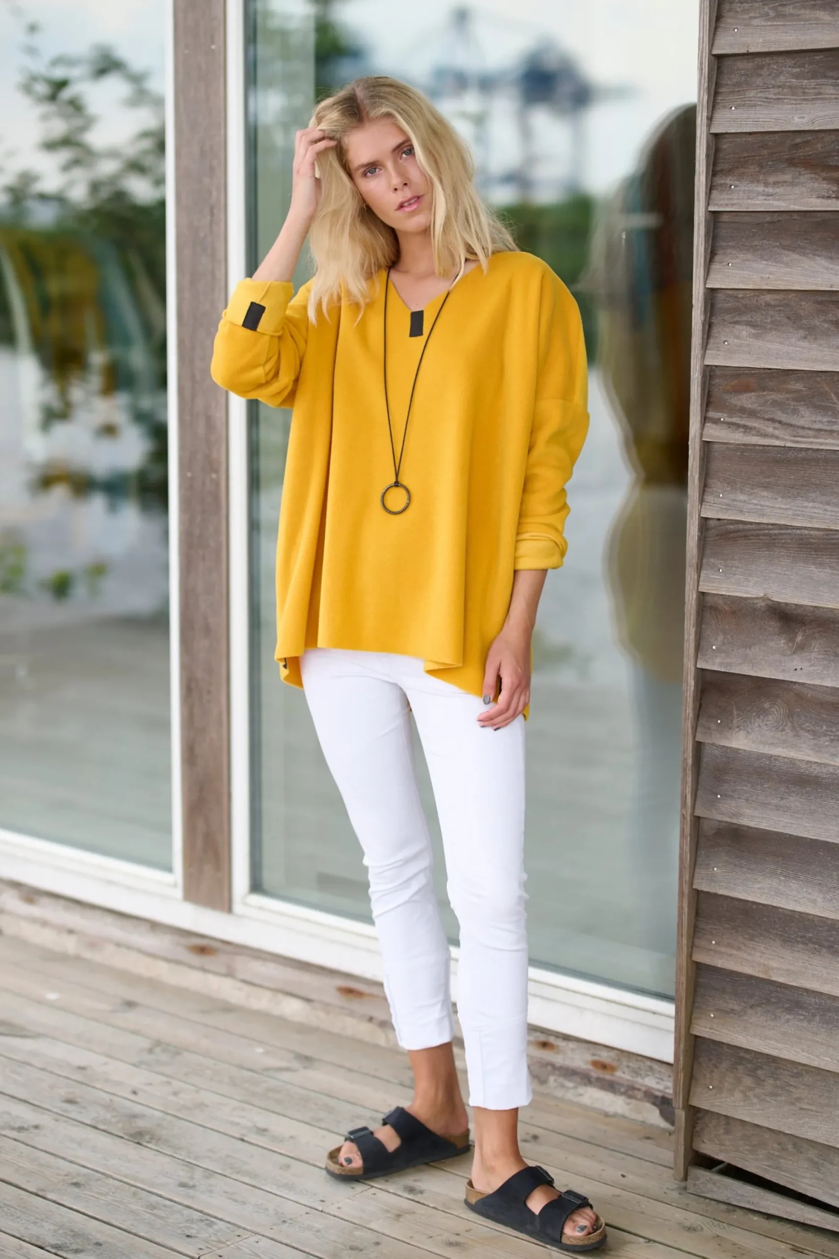 Clearance BLUSE V-AUSSCHNITT | 1336 Damen Pullovers