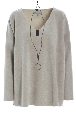 Clearance BLUSE V-AUSSCHNITT | 1336 Damen Pullovers