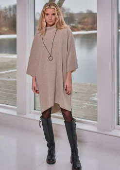 Shop KLEID MIT HOHEM HALS | 3243 Damen Kleider