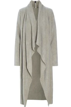 Sale LANGE CARDIGAN M/ WASSERFALL | 7131 Damen Strickjacken