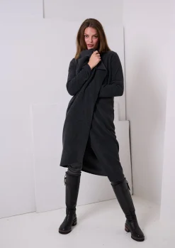 Sale LANGE CARDIGAN M/ WASSERFALL | 7131 Damen Strickjacken