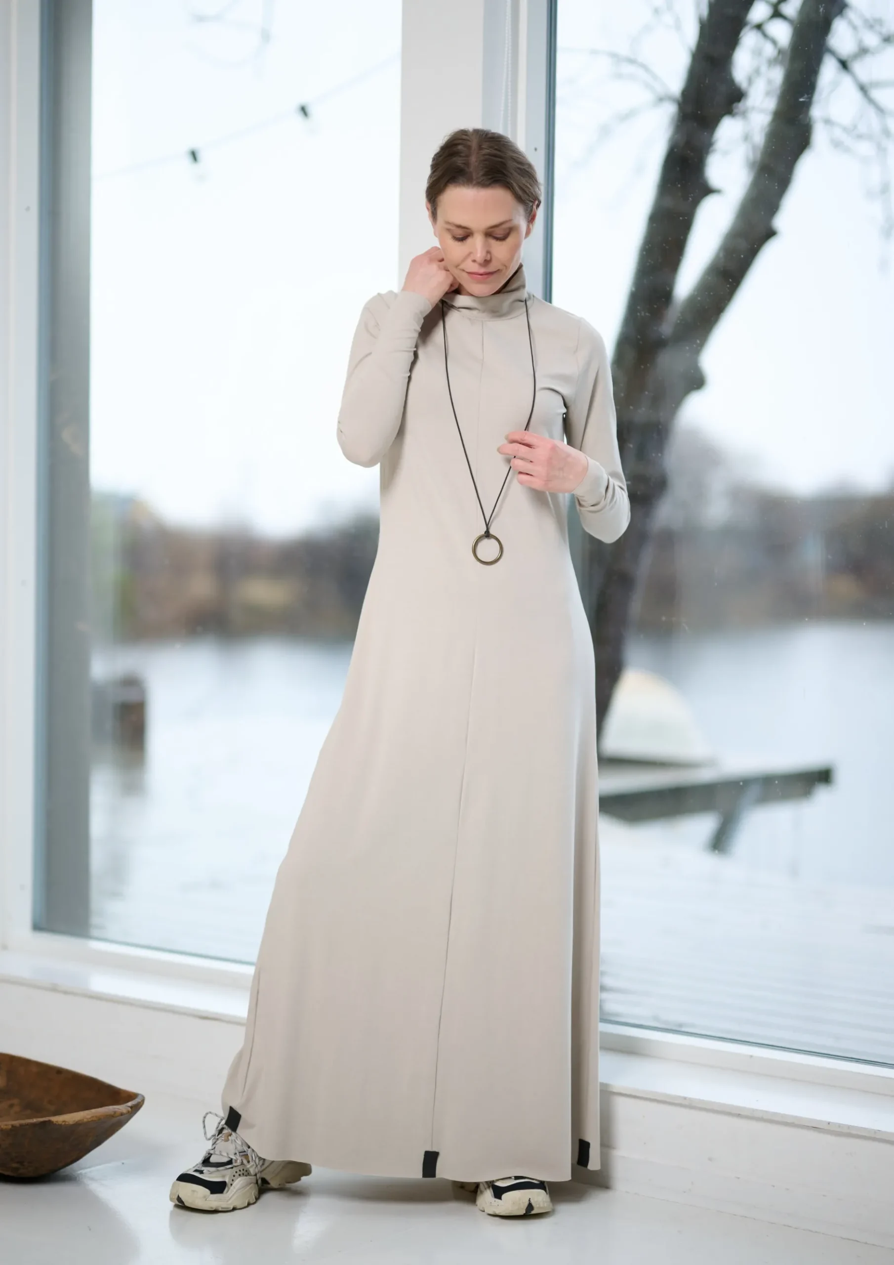 Online LANGE KLEID W/SCHMUCK | 98058 Damen Kleider