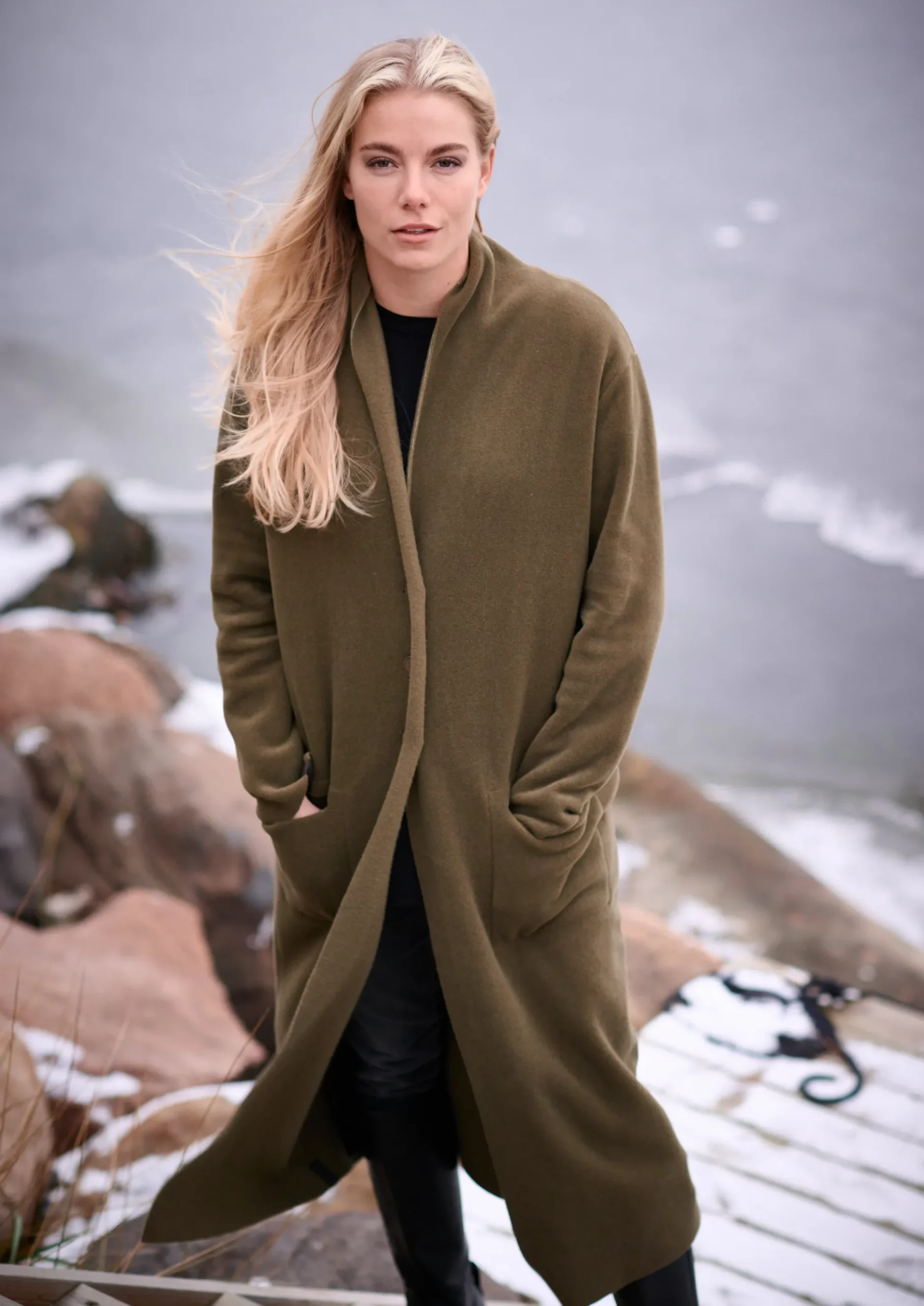 Fashion LANGER CARDIGAN | 7162 Damen Strickjacken