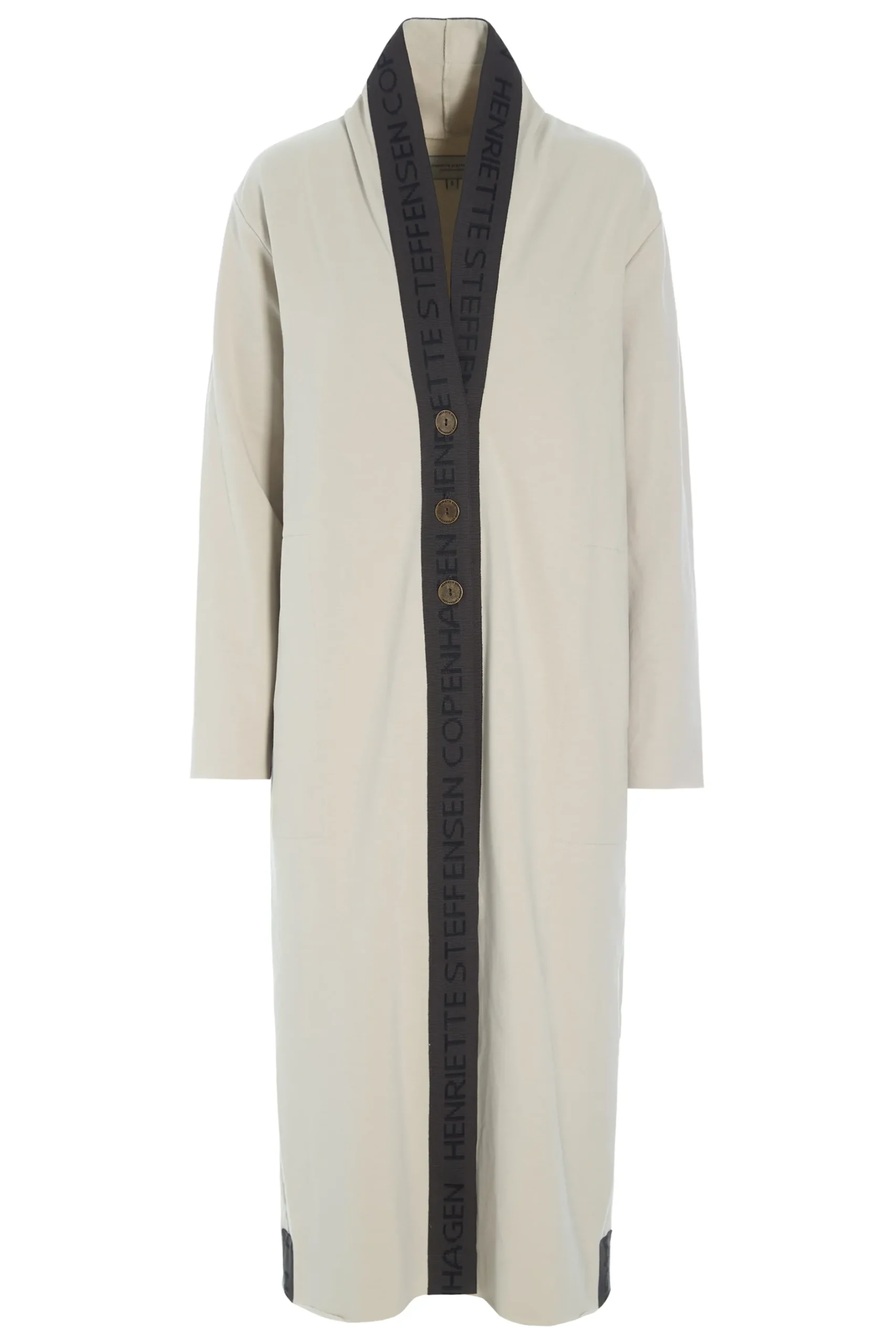 Discount LANGER CARDIGAN MIT MESSINGKNÖPFEN | 77003 Damen Strickjacken