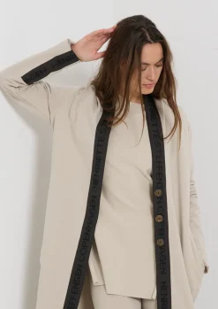 Discount LANGER CARDIGAN MIT MESSINGKNÖPFEN | 77003 Damen Strickjacken