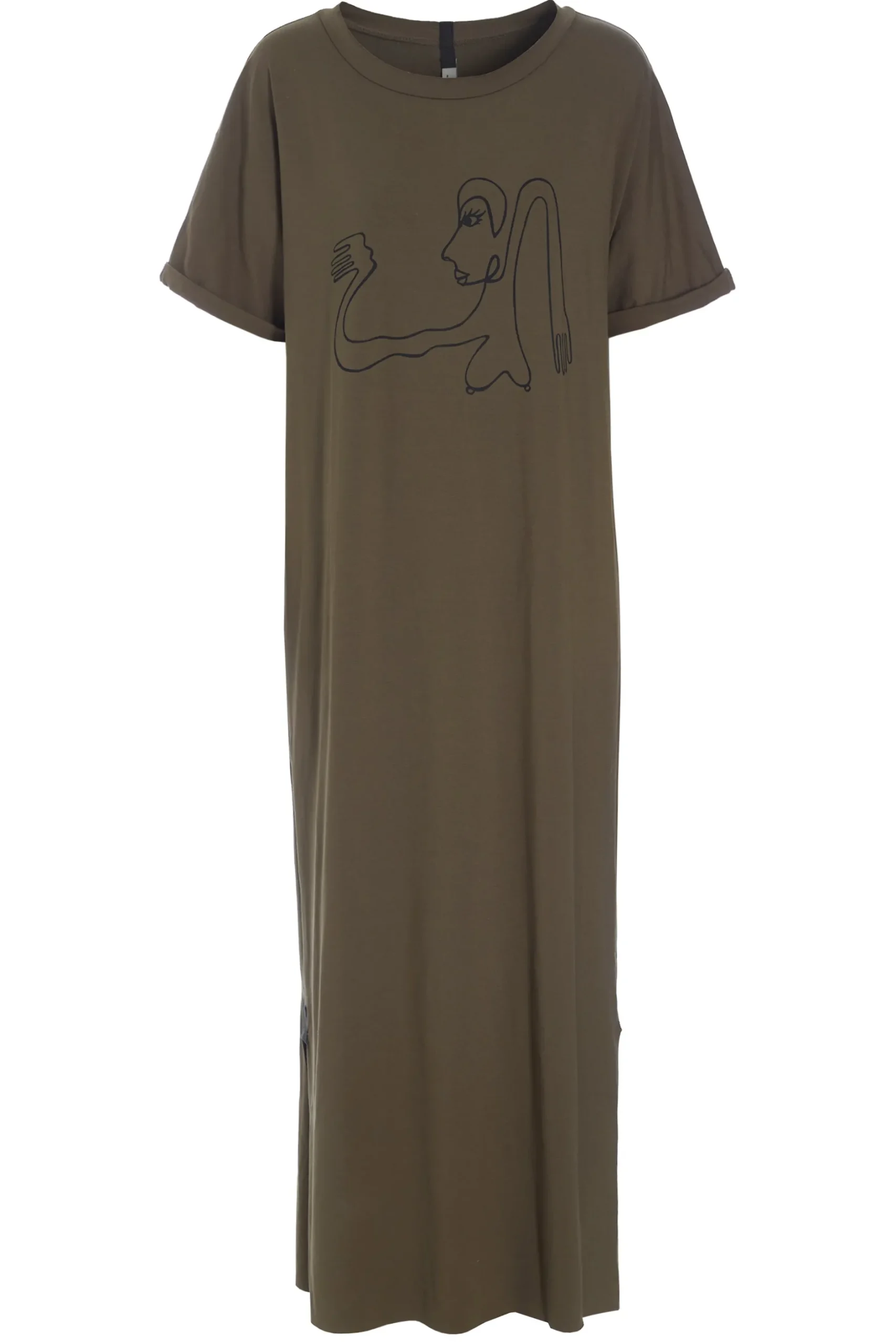 Outlet LANGES KLEID M/DRUCKEN | 98038 Damen Kleider