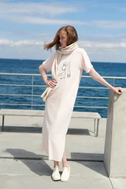 Best LANGES KLEID M/DRUCKEN | 98038 Damen Kleider