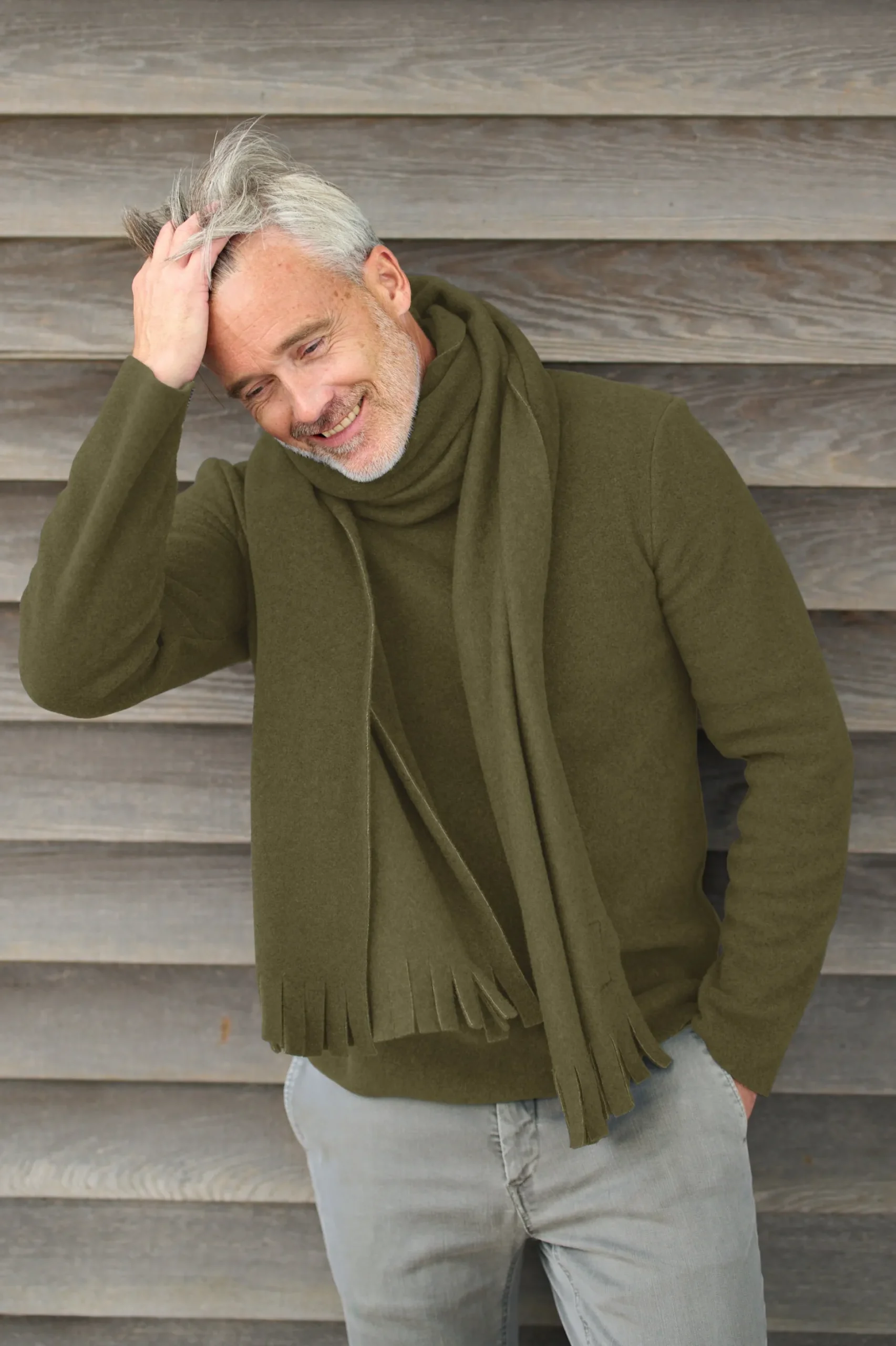 Store SCHAL M/ FRANSEN | 1006 Herren Schals
