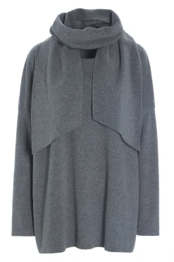 Fashion SWEATER MIT SCHAL | 1338 Damen Pullovers