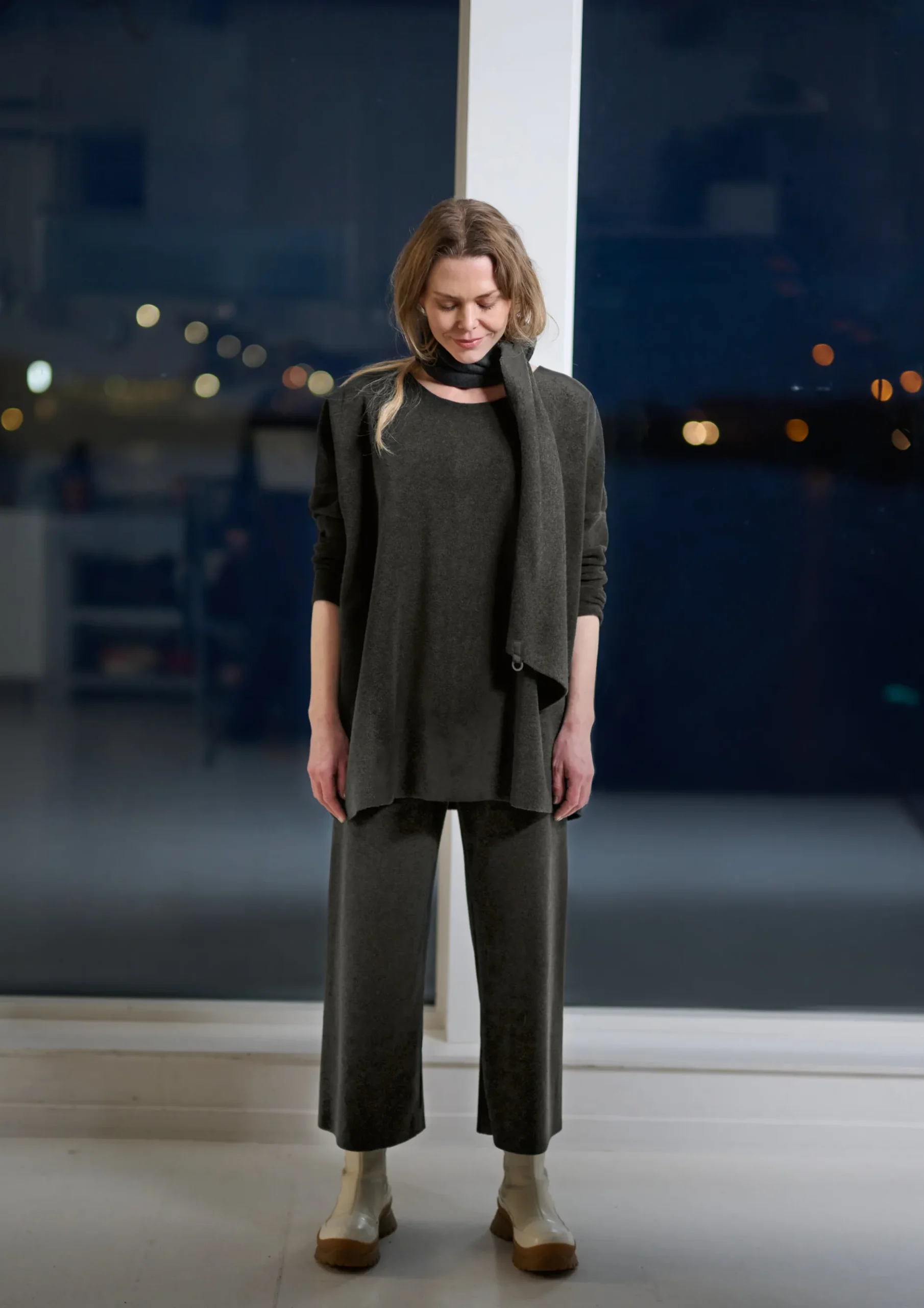 New SWEATER MIT SCHAL | 1338 Damen Pullovers