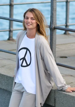 Hot TEE PEACE PRINT | 96066 Damen T-Shirts