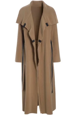 Hot TRENCHCOAT AUS DOPPELLAGIGEM FLEECE | 7145 Damen Mäntel