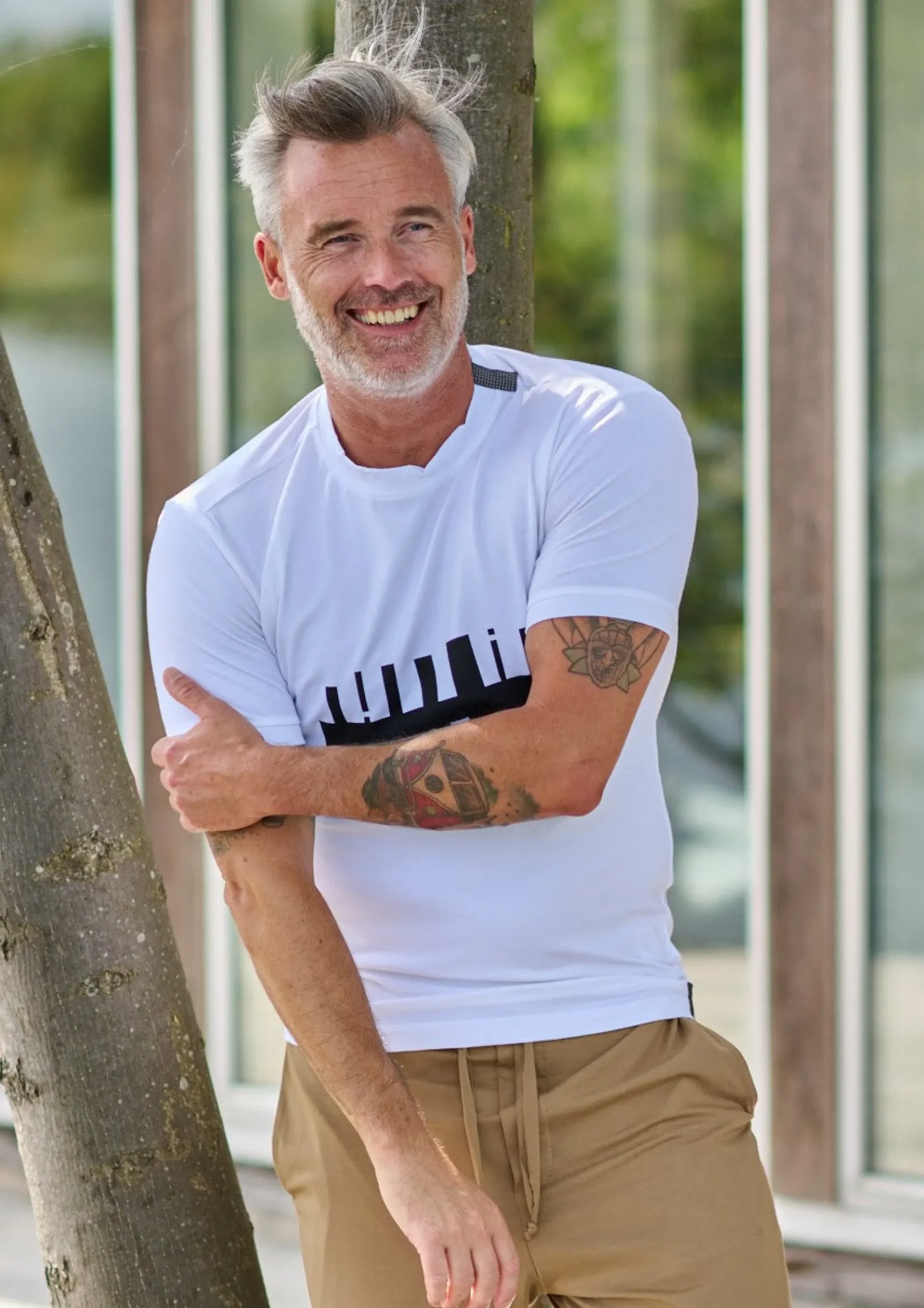 Fashion T-SHIRT MIT GRAFIKDRUCK | 1018CP Herren T-Shirts