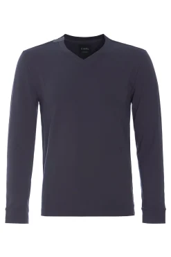 Fashion T-SHIRT V-AUSSCHNITT LANGARM | 1021C Herren T-Shirts