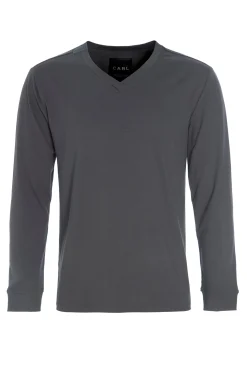 Clearance T-SHIRT V-AUSSCHNITT LANGARM | 1021C Herren T-Shirts