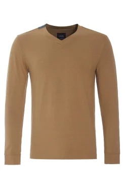 Hot T-SHIRT V-AUSSCHNITT LANGARM | 1021C Herren T-Shirts